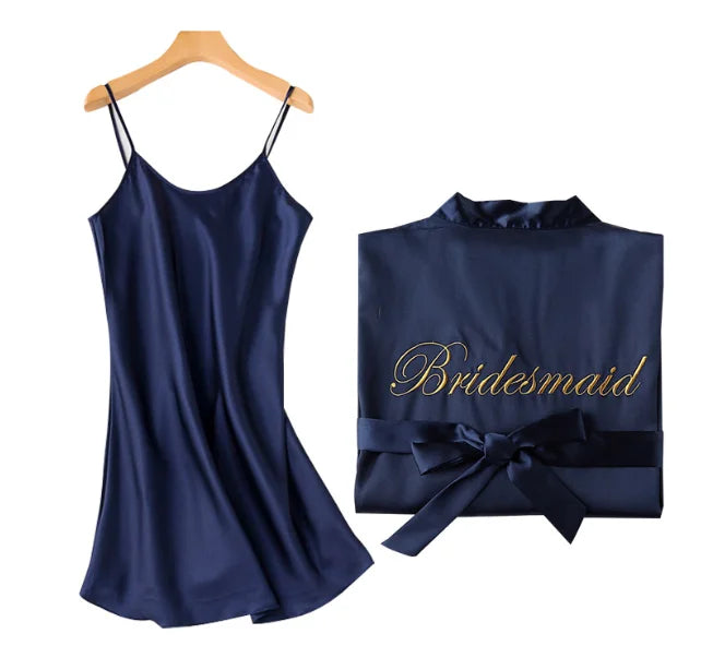 ensemble nuisette kimono satin