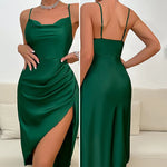 Red satin nightie - Vignette | My Store