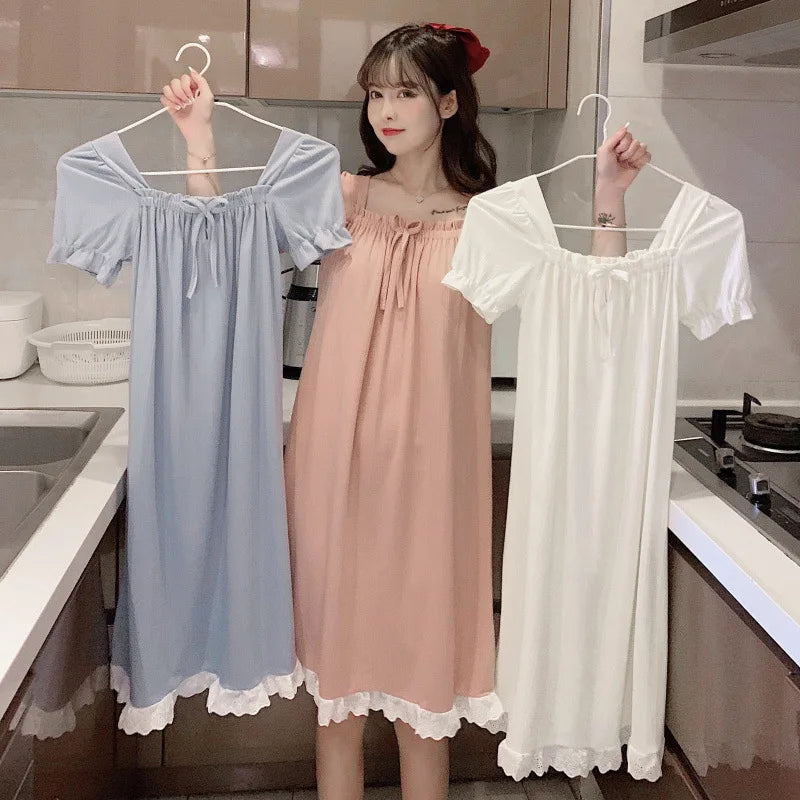 Nuisette voile de coton
