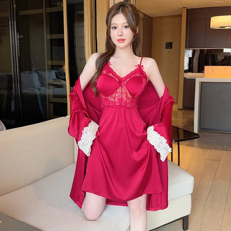 Nuisette rouge bordeaux