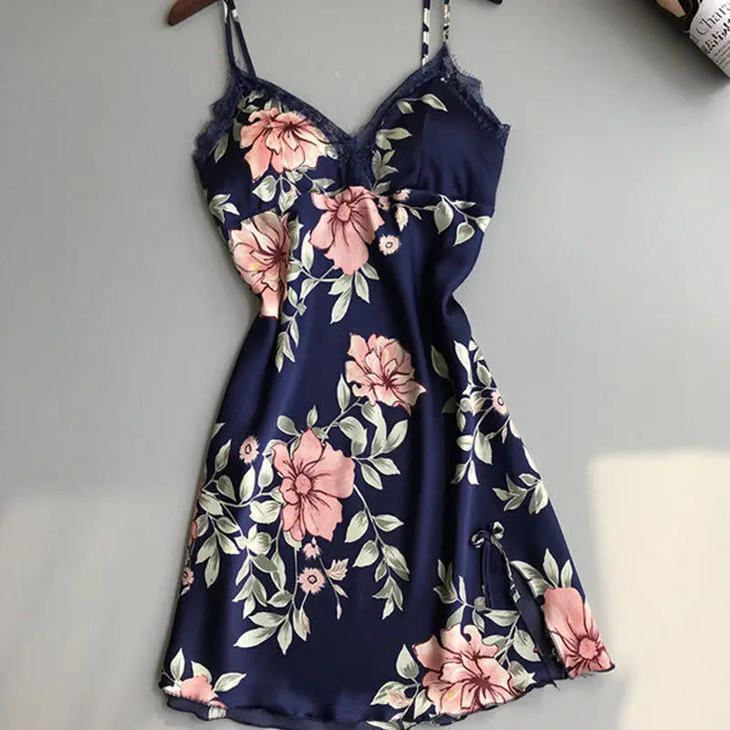 Nuisette bleu fleur