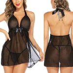 Nuisette noir dentelle - Vignette | My Store