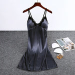 nuisette satin noir - Vignette | My Store
